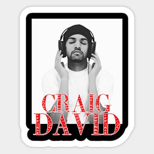 craig david Sticker